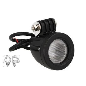 

CARALL FS0210 tail Light round Led Work Light Worklight daytime running lights 12V 24V Cob 10W cree IP67 White