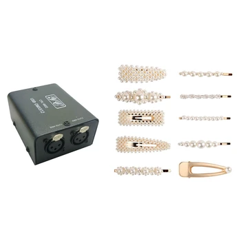 

1 Pcs 512-Channel USB To DMX DMX512 LED Light DMX-Stage Lighting Controller Das Light & 10 Pcs Fashion Imitiation Pearl Hairpins