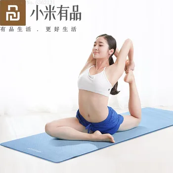 

Youpin TPE Yoga Mat Double-sided Non Slip Carpet Mat Beginner Environmental Fitness Gymnastics Mats Soft Body Massage Cushion