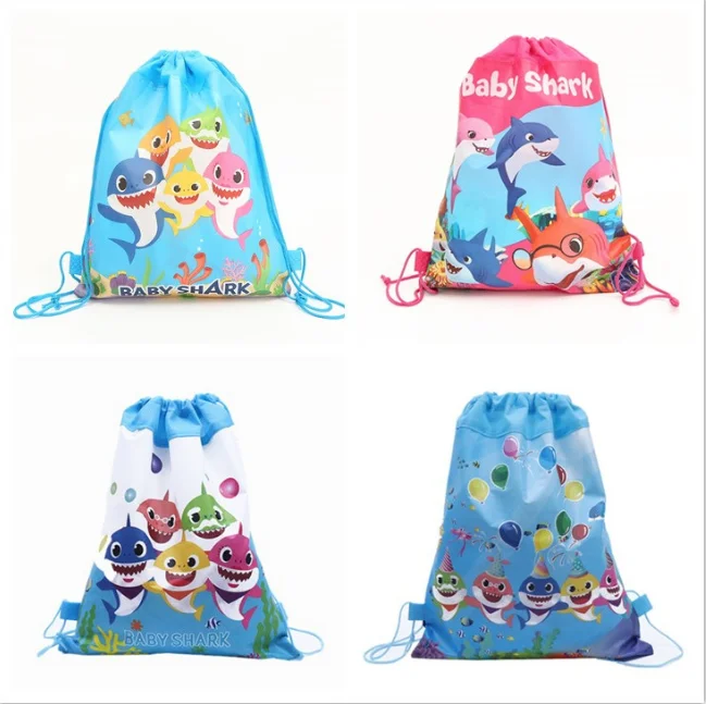 

Storage bag non-woven bag gift bag shark baby beam pocket