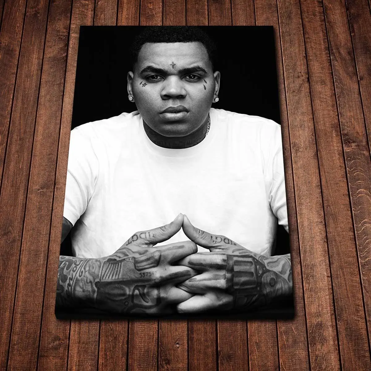 Nordic Modern Kevin Gates Rapper Canvas картина печатный плакат Decor настенные картины для гостиной