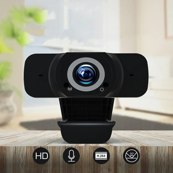 

1920 X 1080p With Microphone Desktop Oline Class Webcast Computer USB Camera For PC Computer Accessories Widescreen Video