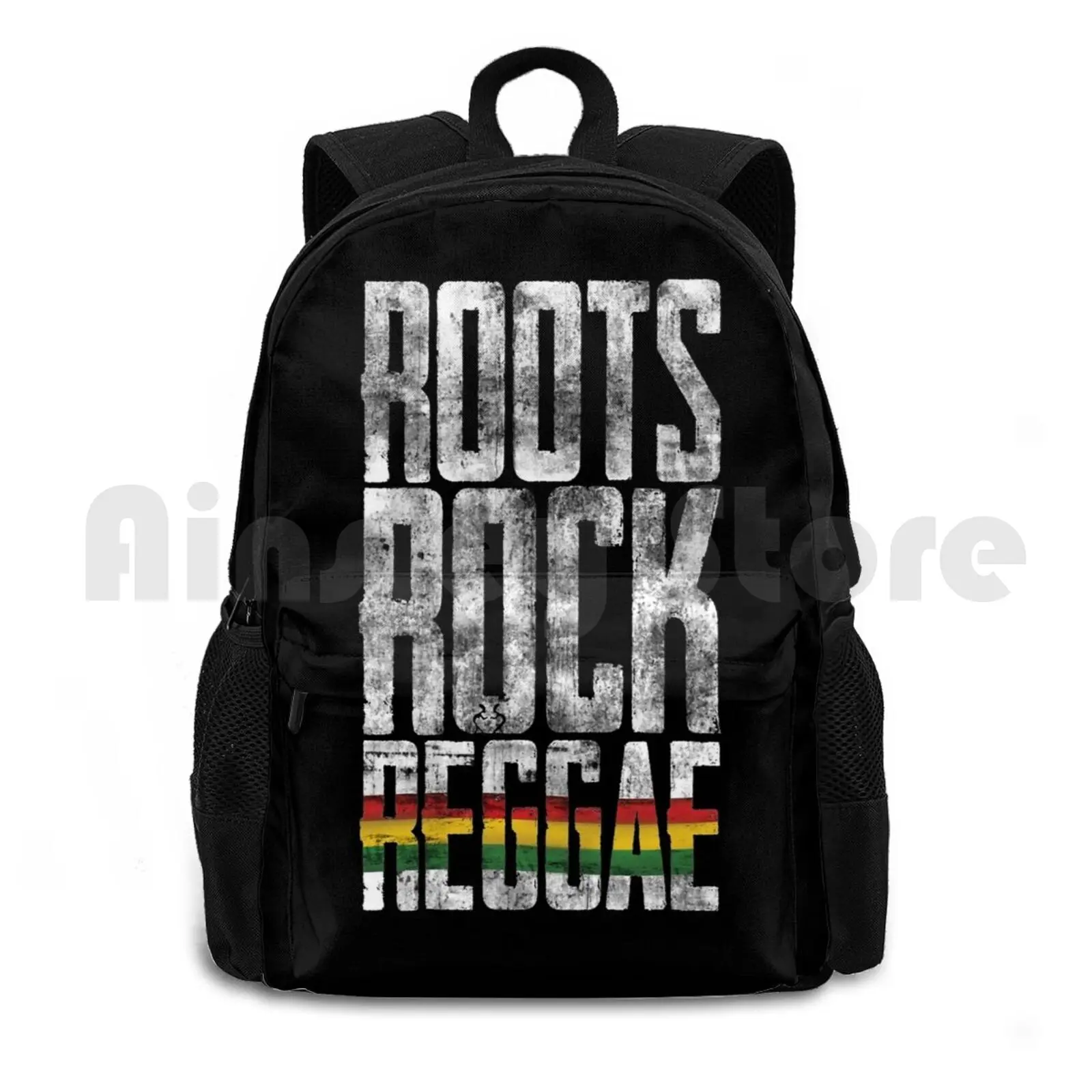 Rock Reggae Outdoor Hiking Backpack Riding Climbing Sports Bag