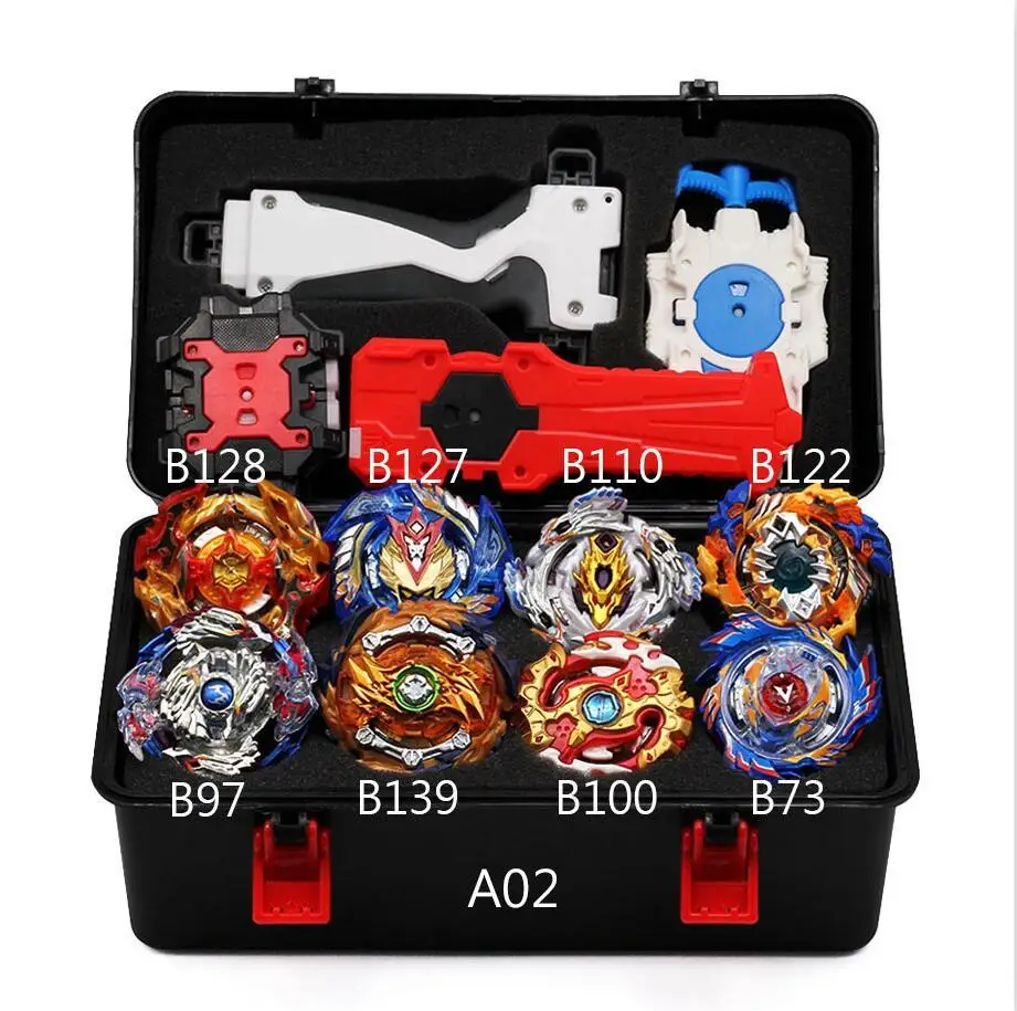 Takara Tomy Gold Beyblade Burst Arean Launcher Bayblades Bables набор коробка Bey Blade игрушки для подарка на Рождество и год Blayblade - Цвет: A02