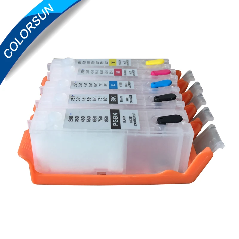 5 шт. картриджи с заправляемыми чернилами для Canon PIXMA IP7210 MG5410 MX921|ink cartridge|ink cartridge for