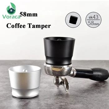 

Aluminum Intelligent Dosing Ring Brewing Bowl Coffee Powder EK43 Grinder Espresso Barista Funnel Portafilter 58mm Coffee Tamper