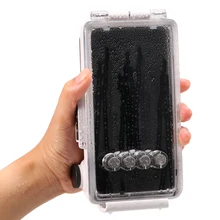 40 м Дайвинг Телефон Чехол герметичный подводный подводное плавание фото видео защитный чехол водонепроницаемый чехол для телефона 6.5IN