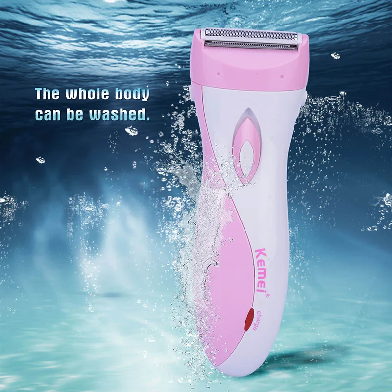 

Rechargeable Electric Women Lady Epilator Waterproof Mini Shaver Underarm Bikini Trimmer Razor Facial Body Hair Remover Device