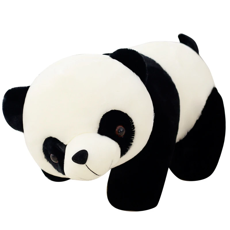 De dibujos animados de simulación de Panda muñeca Panda durmiendo muñeca  almohada creativo de peluche de juguete|Peluche realista| - AliExpress