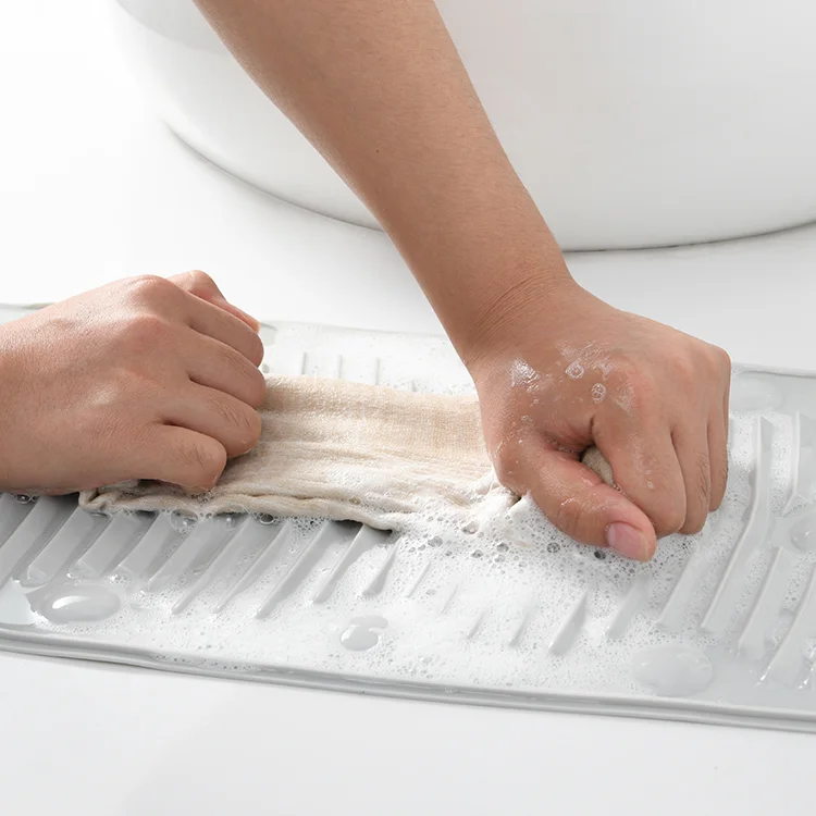 Mini Pp Lavaggio Washboard Vestiti Pieghevoli Casa Scrub Board Creativo Washboard Portatile Piccola Lavage Linge Giardino Domestico Bj50Cy