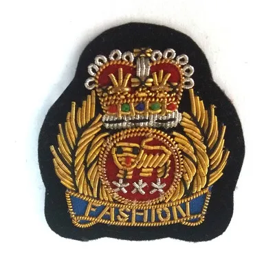 Высокое Качество Военные костюмы платье Epaulette ручная вышивка корабль головной убор моряка значок капитан флота рубашки значки - Цвет: Style 7