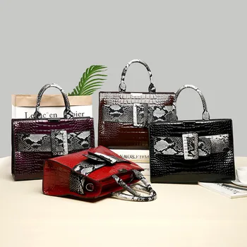 

New Multi Colors Snake skin Shoulder Bag Diamond Lattice Vintage Crossbody Bags Hot Retro Design Zipper Handbags Bolsas Feminina