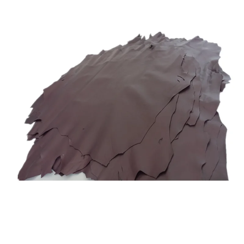 Wine red sheepskin 0.7-1.1mm handmade diy leather clothing sewing home furnishings leather skirt jacket jacket material leather