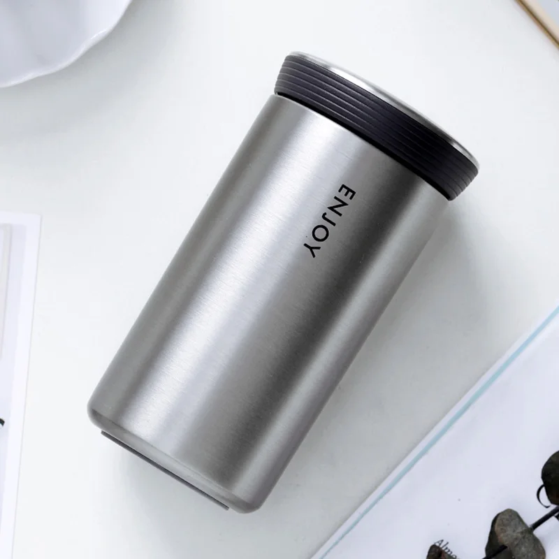 

Thermos Water Bottle Coffee Mug 304 Stainless Steel With Tea Partition Vacuum Flasks Bottle Thermal Cup 350ml Leakproof For Car