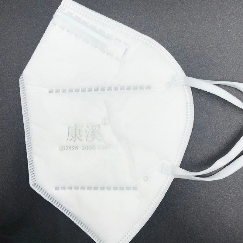 

Kn95 Disposable Anti-dust Mouth Mask 10pcs Solid Color Earloops Anti-virus Masks Protect Face Masks From Coronavirus