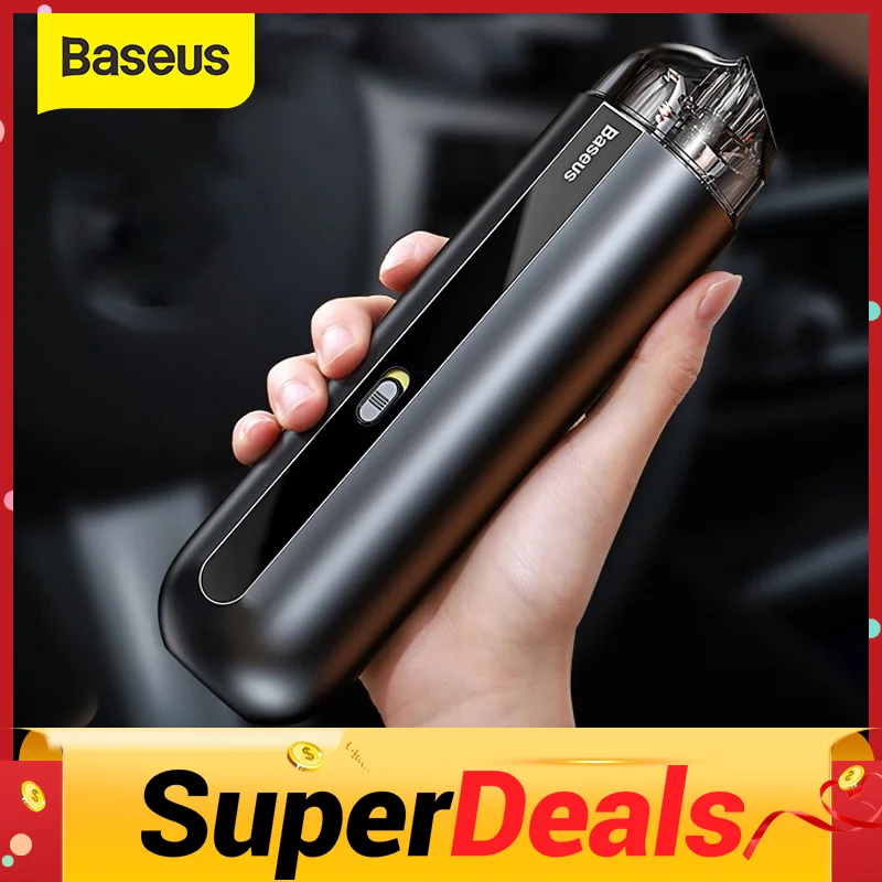 Baseus carro aspirador de pó sem fio 5000pa handheld mini aspirador de pó para casa do carro desktop aspirador de pó portátil