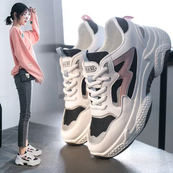 

Sneakers Women 2020 Spring Fashion Chunky Flat Platform Shoes night led luminous Girl Student Casual Shoe 1h30
