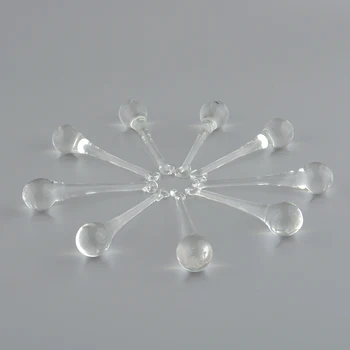 

10x Chandelier Lighting Light Drop Pendant Clear Crystal Glass Prisms Home