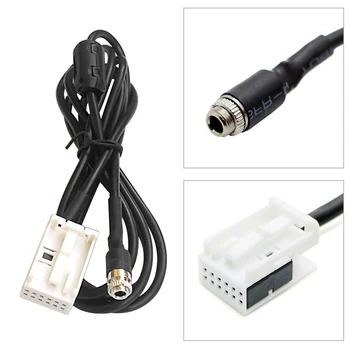 

Car AUX Audio Cable Shielded Wire Female Jack Replacement for Volkswagen Skoda RCD210 RCD300 RCD310 RNS300 RNS310 MFD2