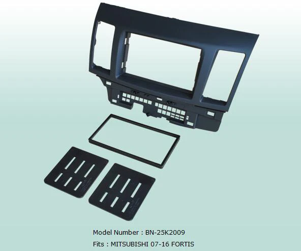 

Car Fascias Stereo Audio Panel Navigation Frame Dash Kit For Mitsubishi Lancer Fortis 2007 2008 2009 2010 2011 2012 2013 ~2016