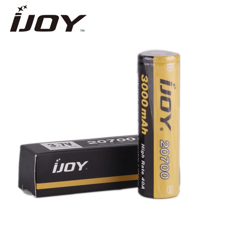 

Vape Battery Original IJOY 20700 Box Mod Battery 3.7V 3000mAh Rechargeable Lithium Battery For Electronic Cigarette Kit Vaper