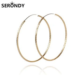 

Alloy Big Circle Korean Boho Fashion Stud Earrings For Women 2020 New Trends Gift Teen Jewelry Aesthetic Unusual Friends ED10083