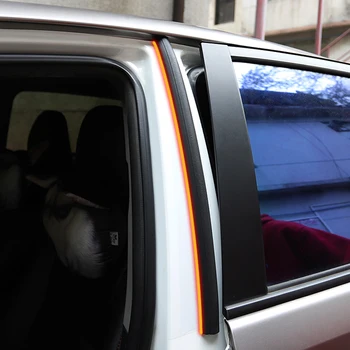 

Sealing Strips Sticker 2pcs Car B Pillar Column Protector Sound Insulation Tape Noise Car Door Weatherstrip Edge Car Accessories