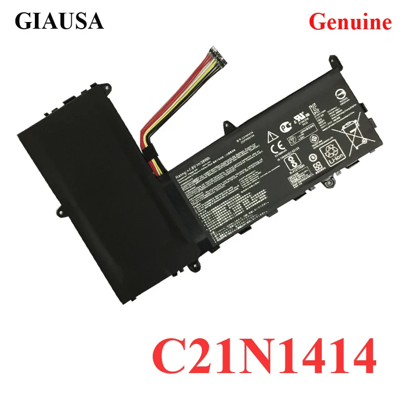GIAUSA подлинный C21N1414 Аккумулятор для ноутбука ASUS EeeBook X205T X205TA X205TA-BING-FD015B 11 6" |