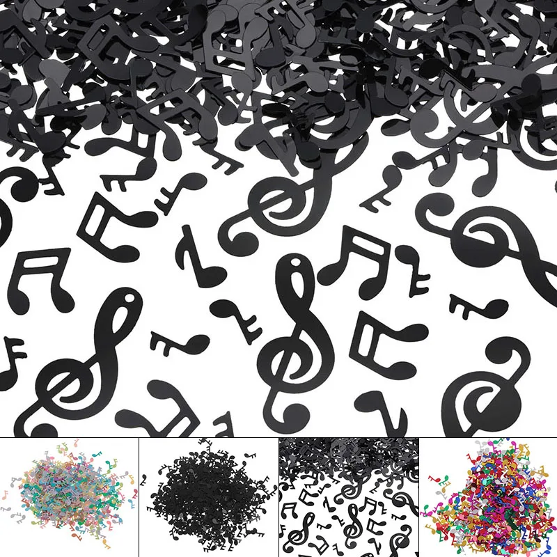 Блестящие конфетти нот редкий Свадебный метательный стол Сделай Сам день рождения