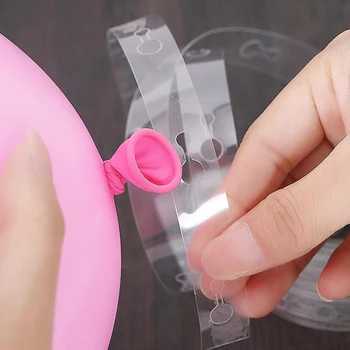 

10PCs Plastic Latex Balloon Chain DIY Tool Modeling Balons Fastener Balloons Knotter Toy Balloons Glue Dot Party Xmas New Year