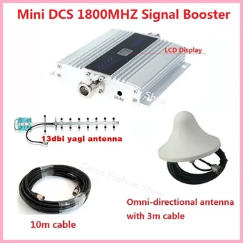 

ZQTMAX 2G 4G Mobile Signal Booster GSM 1800MHz repeater lte 1800 Cellular Amplifier with yagi antenna
