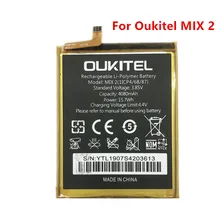 Батарея для мобильного телефона OUKITEL MIX 2 батарея 4080 мАч Оригинальная батарея для мобильного телефона OUKITEL MIX 2 батарея для телефона