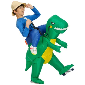 

Dinosaur Inflatable Costume Adult Child Dress Halloween Costumes High Quality Party Mascot Costume Set Cosplay Complete