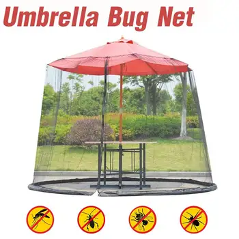 

9.8FT 250x300CM Mosquito Net with Lead Umbrella Screen Cover Outdoor Enclosure Bugs Mosquitoes Patio Picnic Net Cover