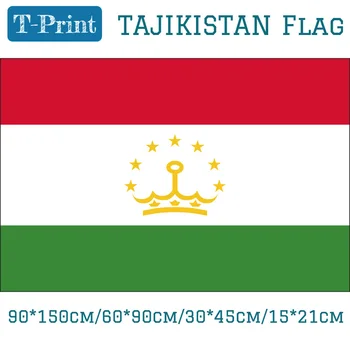 

10PCS Flag Tajikistan Flag 90*150cm 60*90cm 3ft*5ft 40*60cm 15*21cm For Event / Office / Home decoration