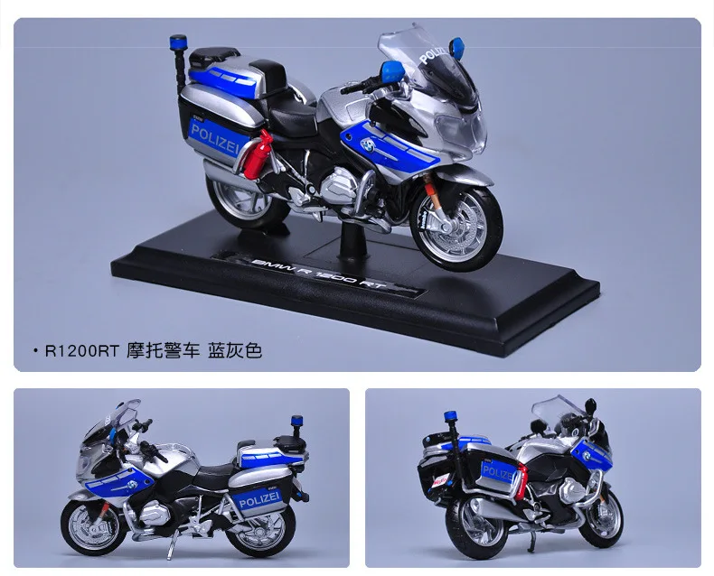 Maisto 1:18 Yamaha полицейский автомобиль оригинальная Авторизованная модель мотоцикла из сплава игрушечный автомобиль Коллекционирование