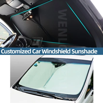 

Car Windshield Sunshade For Porsche MACAN Cayenne GTS Panamera Cayman Front Window Visor Cover Sun Protector