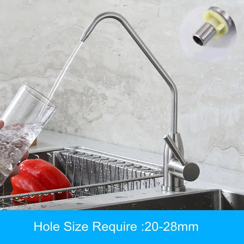 Vidric Drinking Water Filter Faucets Upgraded Dispense Drinking Water Faucet Brushed Nickel Stainless Steel ELS419 - Цвет: Type  B