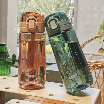 

Transparent Outdoor Cute Portable Water Bottle Design Camping Plastic Juice Water Bottle Eco Friendly Botella Water Jug BW50SH
