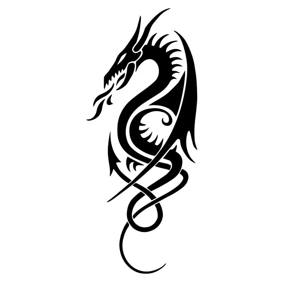 Tribal Dragon Auto Car Racing Motorcycle Helmet Decal Angry Fire Breathing Dragon Uncovering Motorcycle Helmet Stickers Fa359 Car Stickers Aliexpress