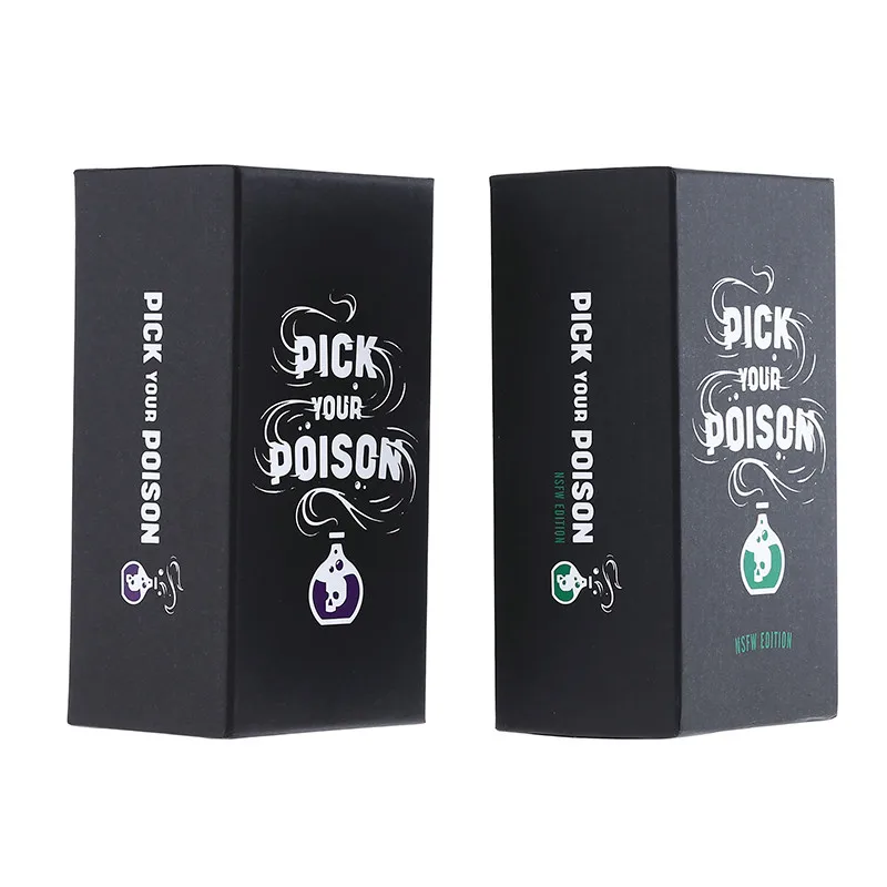 

Pick Your Poison Family Interactive Game Crazy Card Game Educational Card Board Game