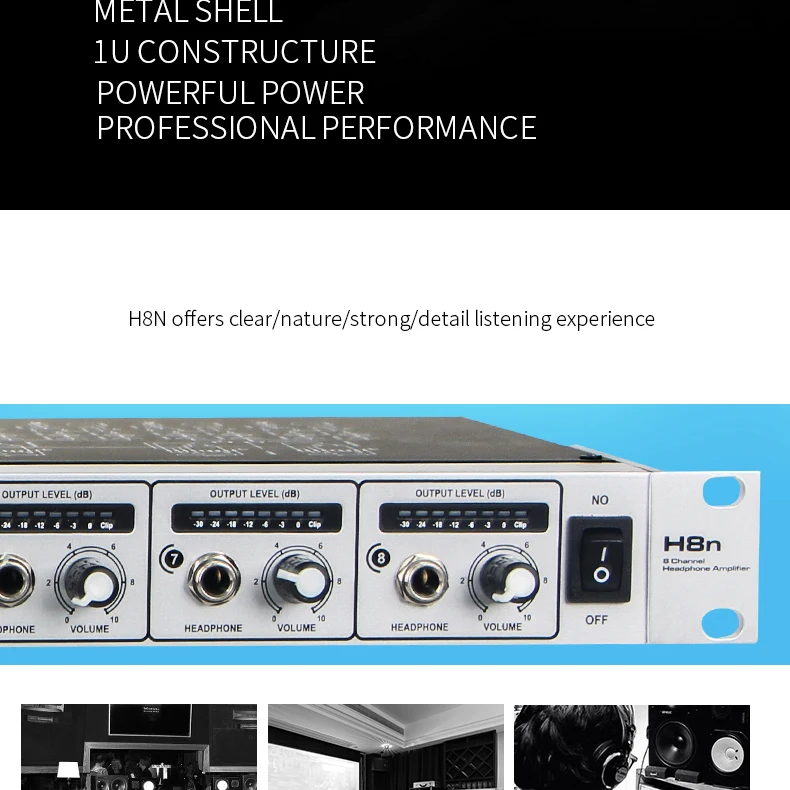 100%  Original Alctron Headphone H8N Amplifier