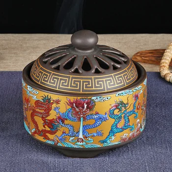 

Incense Burner Holder Wax Burner Aroma Lamp Essential Oil Aroma Burner Wax Melt Warmer Portavelas Aroma Burner Home Decor AB50XX
