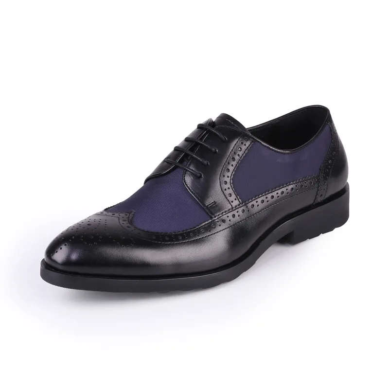 

Men's Leather Shoes Dress Shoes Men's Work Wear Lace-up Oxfords Round Toe Cowhide Leather Shoes