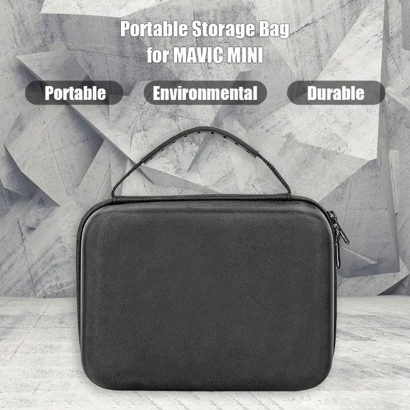 Buy Nylon Waterproof Hangbag Drone Bag for Mavic Mini Portable Anti-fall Drone Holder Protector for DJI Mavic Mini Dron Accessories