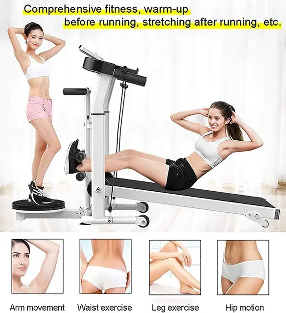 Silent Foldable treadmill, multifunctional treadmill, household treadmill 5