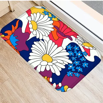 

40x60cm Cute Diy Print Floor Mat Bathroom Ground Mat Slip Door Bath Pad Rug Living Room Carpet
