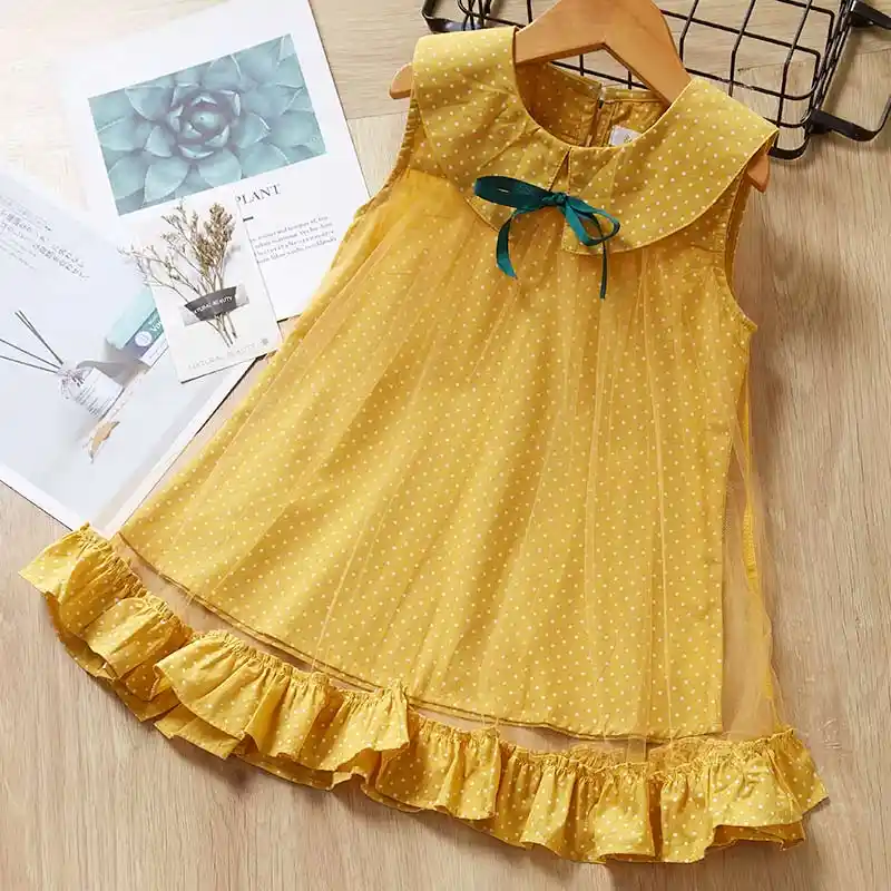 mustard dress baby girl