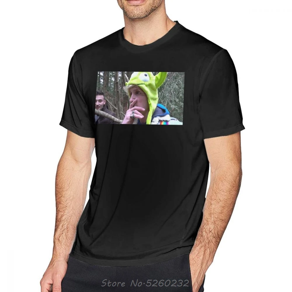 Logan Paul футболка мужские Футболки Уличная забавные Рубашка с короткими рукавами