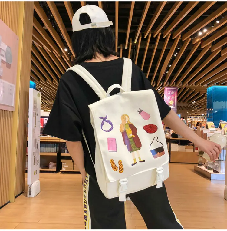 新款双肩包_秋季新款双肩包女学院风卡通休闲韩版可爱学生大容量定制---阿里巴巴_22